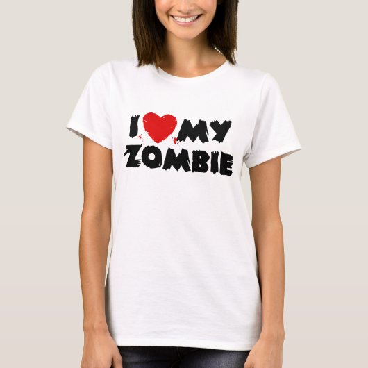 I Liebe My Zombie T-Shirt (Vorderseite)