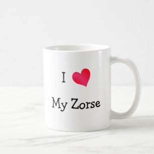 I Liebe My Zorse Kaffeetasse