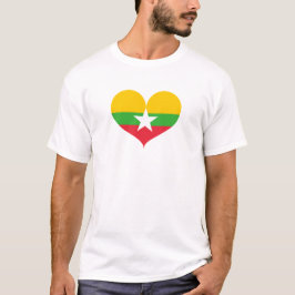 I Liebe Myanmar Flag T-Shirt