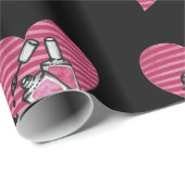 I Liebe Nagellack Geschenkpapier (Rolleneckpunkt)