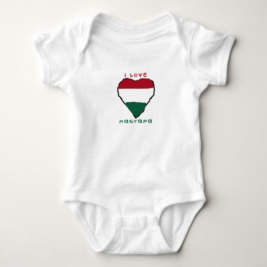 I Liebe Nagyapa Strampler (Vorderseite)