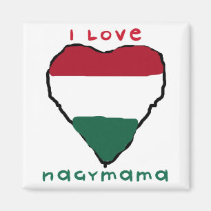 I Liebe Nagymama Magnet