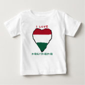 I Liebe Nagymama Säuglings-T - Shirt (Vorderseite)