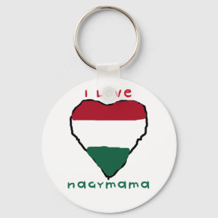 I Liebe Nagymama Schlüsselanhänger