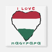 I Liebe Nagypapa Magnet (Vorne)