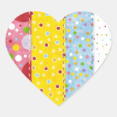 I Liebe Nähen - SRF Herz-Aufkleber (Vorderseite)