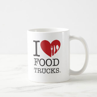 I LIEBE Nahrungsmittel-LKWs Kaffeetasse