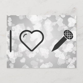 I Liebe Nails Postkarte