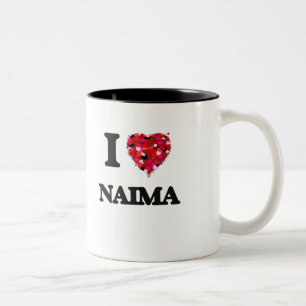 I Liebe Naima Zweifarbige Tasse