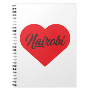 I Liebe Nairobi - Kenia Notizblock