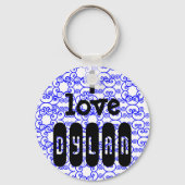 I Liebe *Name Schlüsselanhänger (Vorderseite)