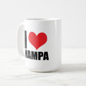 I Liebe Nampa Kaffeetasse (Vorderseite Links)