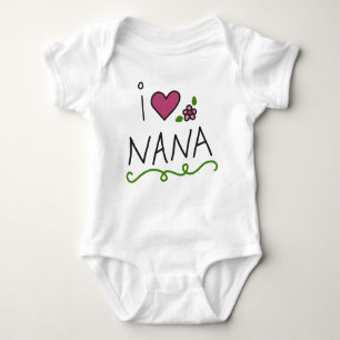 I Liebe Nana Baby Strampler
