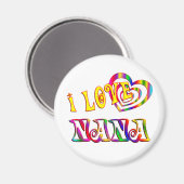 I Liebe Nana Magnet (Vorderseite/Rückseite)