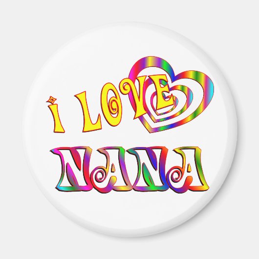 I Liebe Nana Magnet (Vorne)