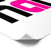 I Liebe Nana Pink Poster (Ecke)