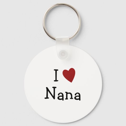 I Liebe Nana Schlüsselanhänger (Vorderseite)