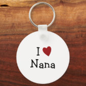 I Liebe Nana Schlüsselanhänger (Vorderseite)