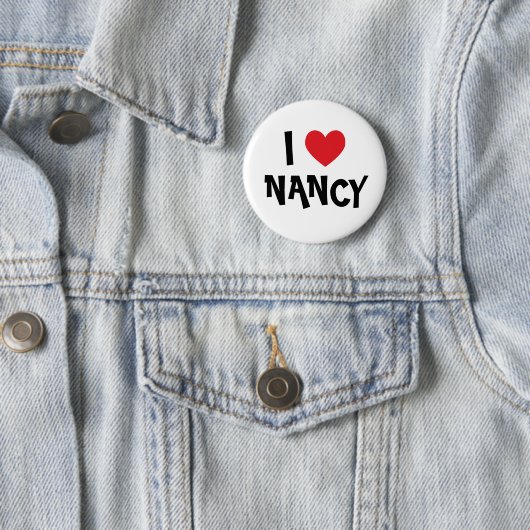 I Liebe Nancy) Button (Beispiel)