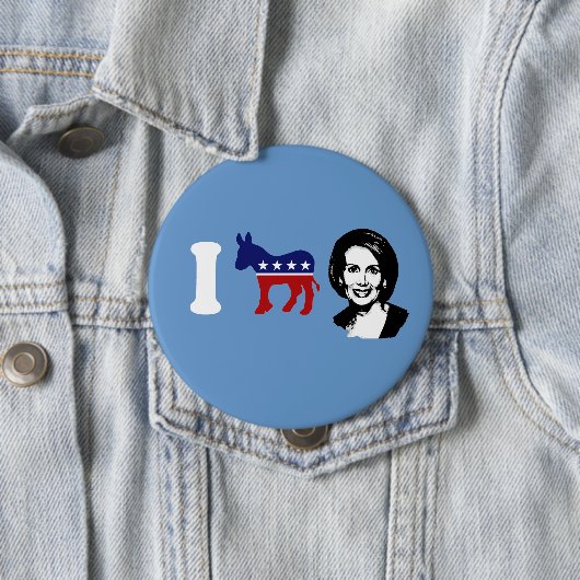 I Liebe Nancy Pelosi 2 Button (Beispiel)