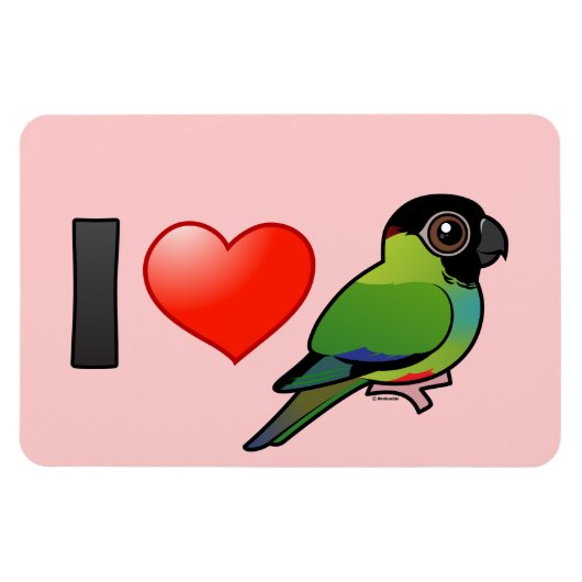 I Liebe Nanday Conures Magnet (Horizontal)