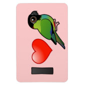 I Liebe Nanday Conures Magnet (Vertikal)
