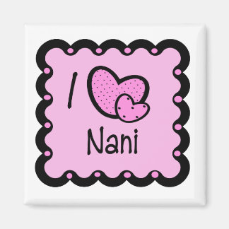 I Liebe Nani Niedlich T - Shirt Magnet