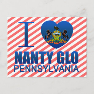 I Liebe Nanty Glo, PA Postkarte