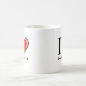 I Liebe Naperville Kaffeetasse (Mittel)