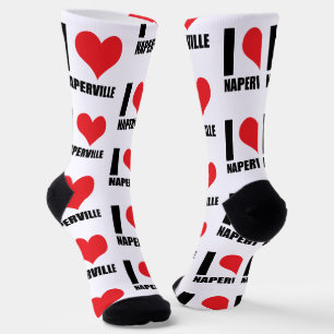 I Liebe Naperville Socken
