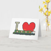 I Liebe Narrowbots Karte (Gelbe Blume)