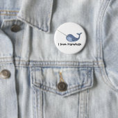 I Liebe Narwhals Button (Beispiel)