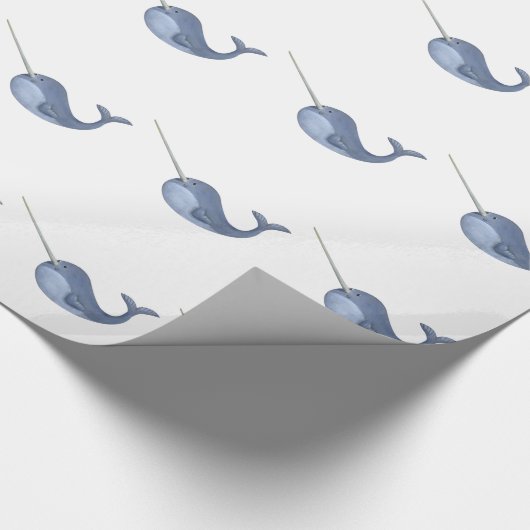 I Liebe Narwhals Geschenkpapier (Ecke)