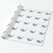 I Liebe Narwhals Geschenkpapier (Ungerollt)