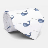 I Liebe Narwhals Krawatte (Gerollt)