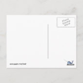 I Liebe Narwhals Postkarte (Rückseite)