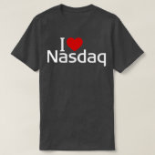 I Liebe Nasdaq T-Shirt (Design vorne)