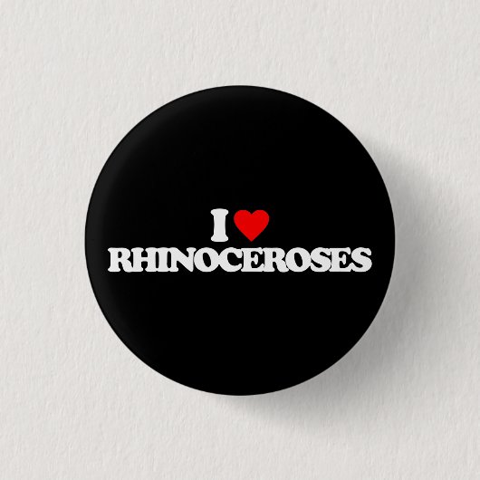 I LIEBE-NASHÖRNER BUTTON (Vorderseite)