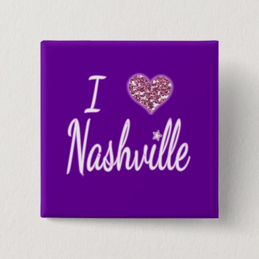 I Liebe Nashville Button (Vorderseite)
