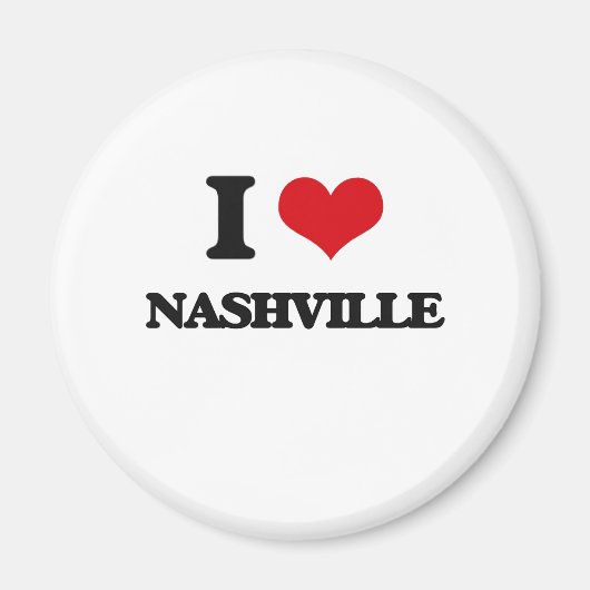 I Liebe Nashville Magnet (Vorne)