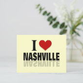 I Liebe Nashville Postkarte (Stehend Vorderseite)