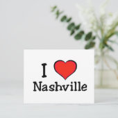 I Liebe Nashville Postkarte (Stehend Vorderseite)