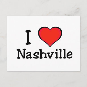 I Liebe Nashville Postkarte