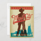 I Liebe Nashville Postkarte (Vorne/Hinten)