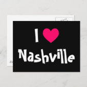 I Liebe Nashville Postkarte (Vorne/Hinten)