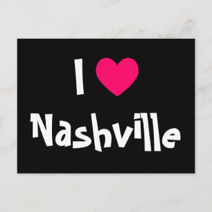 I Liebe Nashville Postkarte
