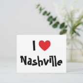 I Liebe Nashville Postkarte (Stehend Vorderseite)