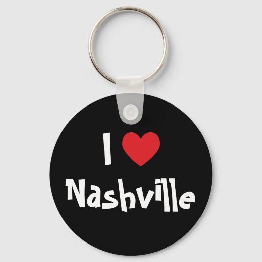 I Liebe Nashville Schlüsselanhänger (Vorderseite)
