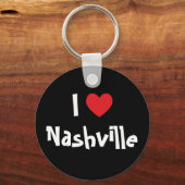I Liebe Nashville Schlüsselanhänger (Vorderseite)