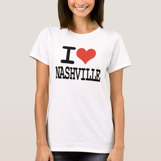 I Liebe Nashville T-Shirt (Vorderseite)